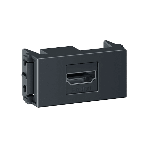 MODULO COMUNICAÇÃO HDMI PRETO GRAFITE ESATTA