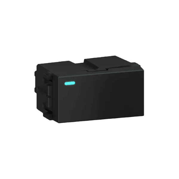 MODULO PULSADOR UNIVERSAL 10A PRETO REFINATTO