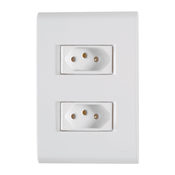 CONJUNTO 4X2 2 TOMADAS 2P+T 10A 250V - LIZ