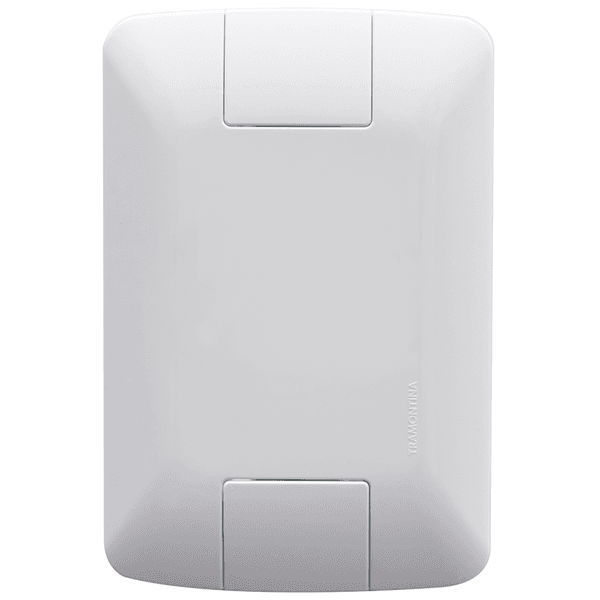 PLACA 4X2 CEGA BRANCO ARIA