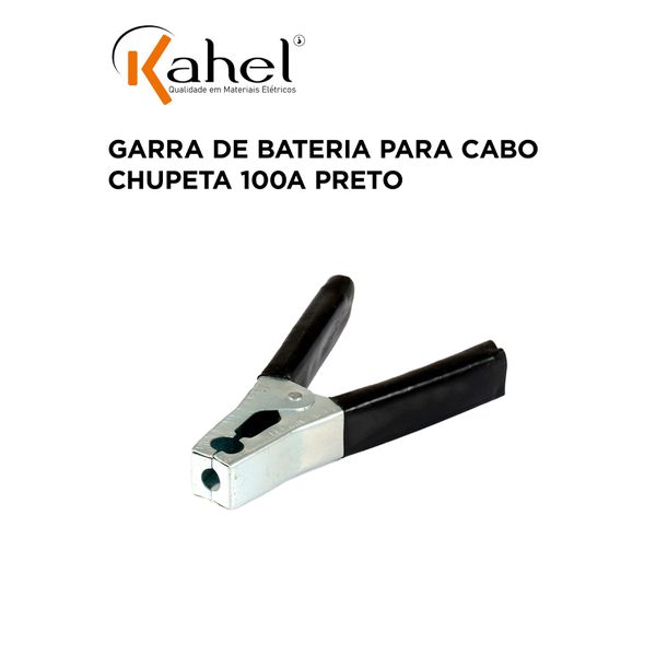 GARRA DE BATERIA PARA CABO DE CHUPETA 200A GR - PR INTERNEED