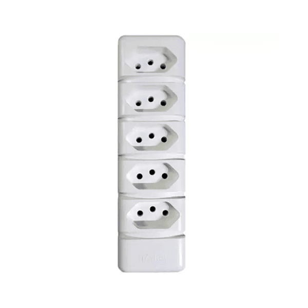 TOMADA BARRA 3(TRIPLA) 20A/250V 2P+T BRANCA 