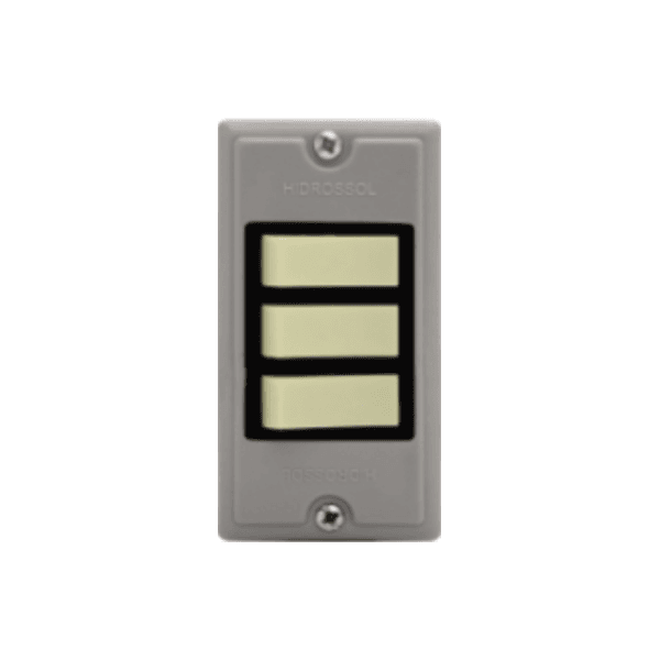 ESPELHO PVC COND CZ 3 TECLAS 4X2 HIDROSSOL