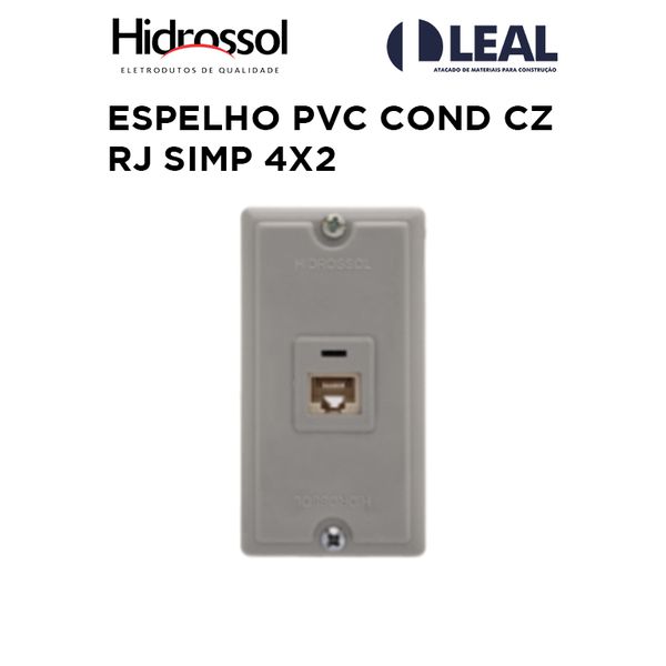 ESPELHO PVC COND CZ RJ SIMP 4X2 HIDROSSOL
