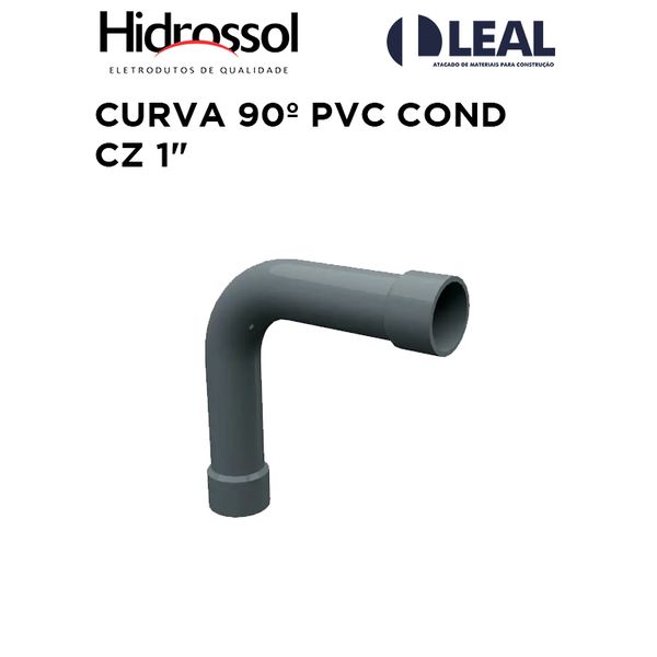 CURVA 90º PVC COND CZ 1