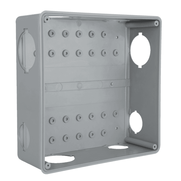 CAIXA PASS PVC COND CINZA 20X20 MULT HIDROSSOL