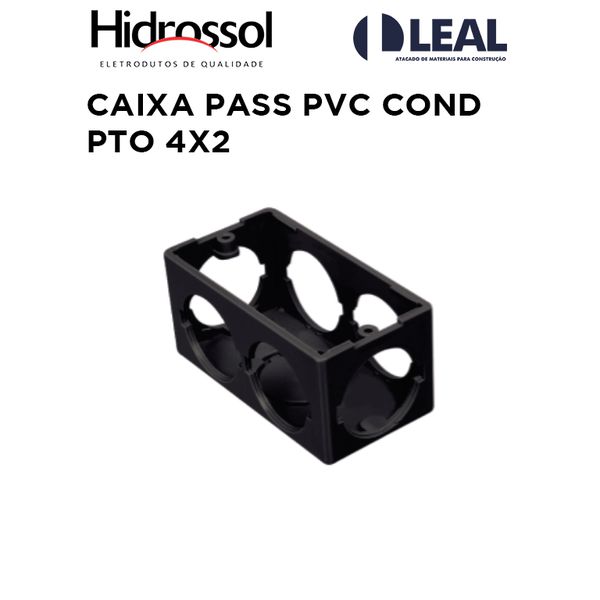 CAIXA PASS PVC COND PTO 4X2 HIDROSSOL