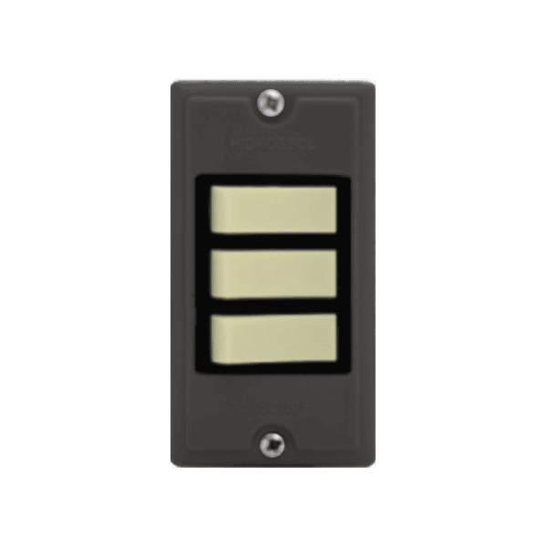 ESPELHO PVC COND PTO 3 TECLAS 4X2 HIDROSSOL