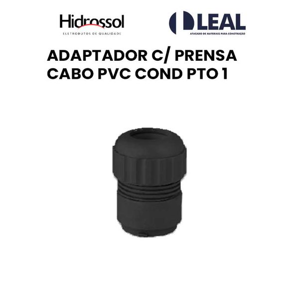 ADAPTADOR COM PRENSA CABO PVC COND PTO 1