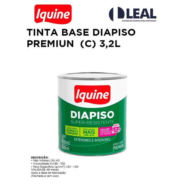TINTA BASE DIAPISO PREMIUM (C) 3,2L