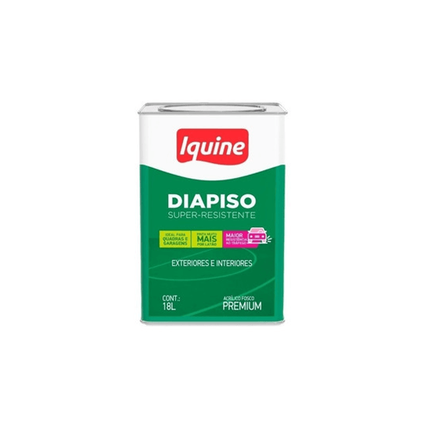 TINTA PISO DIAPISO PRETO 18L IQUINE