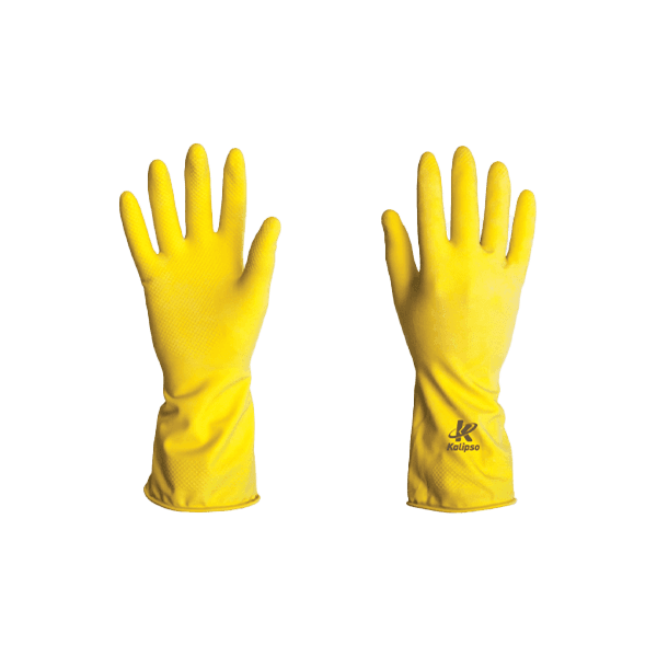 LUVA PROTEÇÃO LATEX AMARELA T.07-P KALIPSO