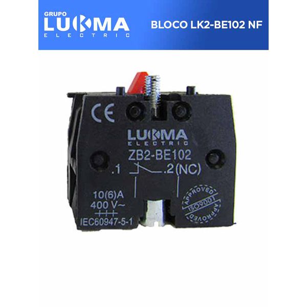 BLOCO DE CONTATO LK-2BE102 NF LUKMA