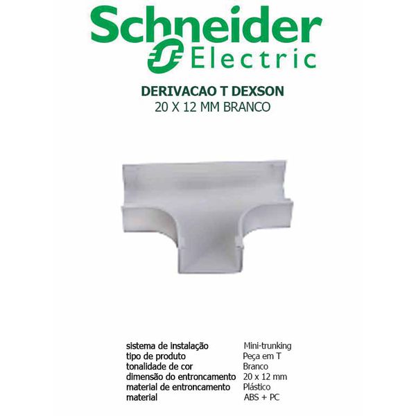 DERIVACAO T BRANCO 20X12 DEXSON