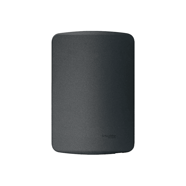 PLACA COM SUPORTE 4X2 CEGA HORIZ GRAFITE MILUZ