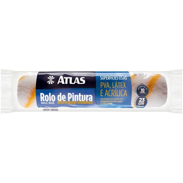ROLO DE PINTURA ANTI-RESPINGO 23CM ATLAS