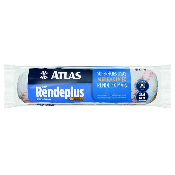 ROLO DE PINTURA RENDEPLUS 23CM ATLAS