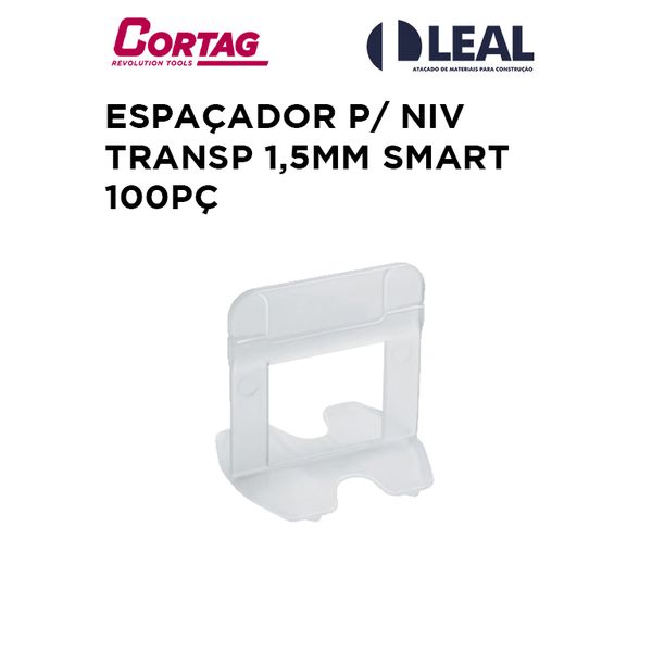 ESPAÇADOR NIVELADOR 1,5 MM SMART 100PÇ CORTAG