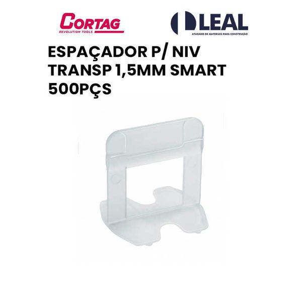 ESPAÇADOR NIVELADOR 1,5 MM SMART 500PÇS CORTAG