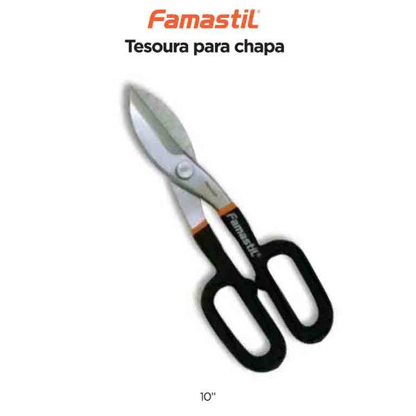 TESOURA PARA CHAPA 10