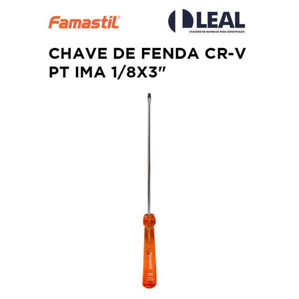CHAVE DE FENDA CR-V PT IMA 1/8X3
