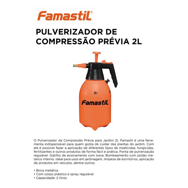 PULVERIZADOR COMPR PREVIA 2L FAMASTIL