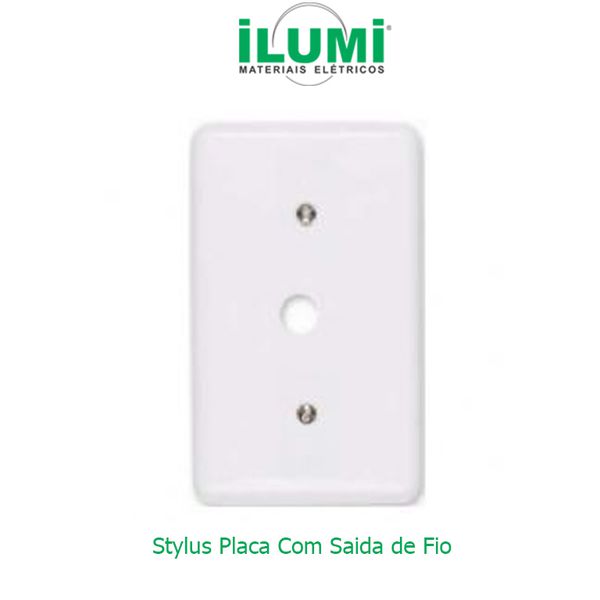 PLACA 4X2 COM SAÍDA DE FIO BR STYLUS