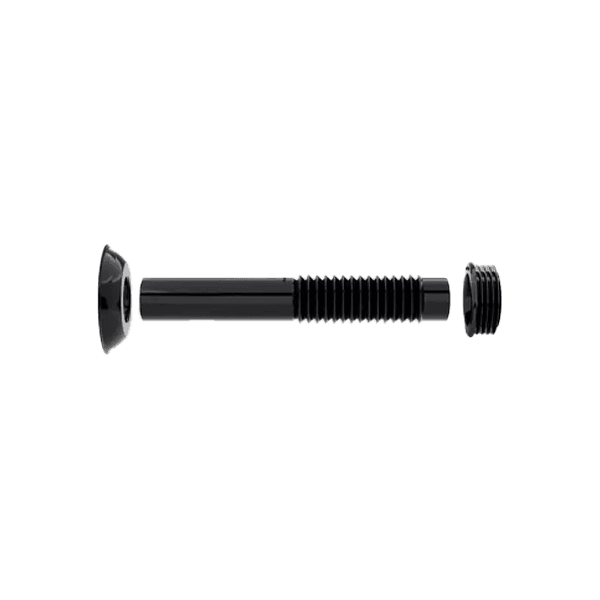 TUBO LIGAÇÃO PRETO SANFONADO AJUSTÁVEL COM SPUD BLUKIT