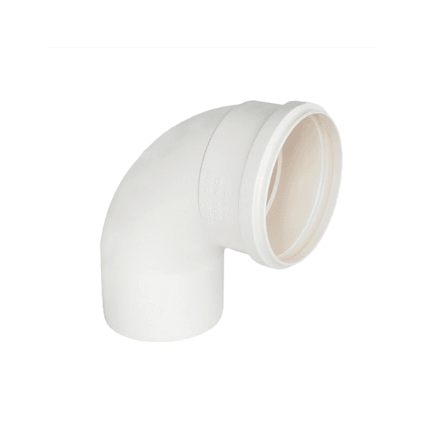 Curva 90° Curta PVC para Esgoto 75mm ou 3