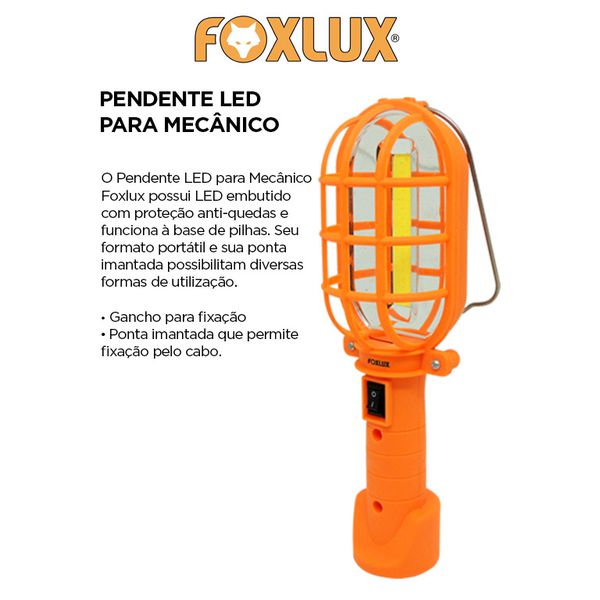PENDENTE MECANICO LED 3W FOXLUX