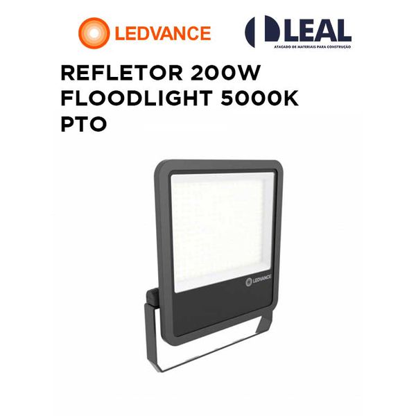REFLETOR 200W FLOODLIGHT 5000K PTO LEDVANCE