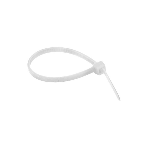 ABRAÇADEIRA NYLON 2.5X100MM BRANCO COM 100