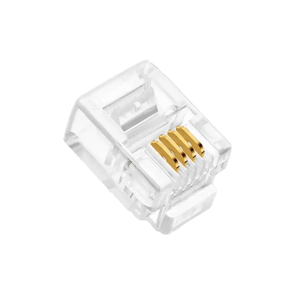 PLUG MODULAR RJ11 (6X4)