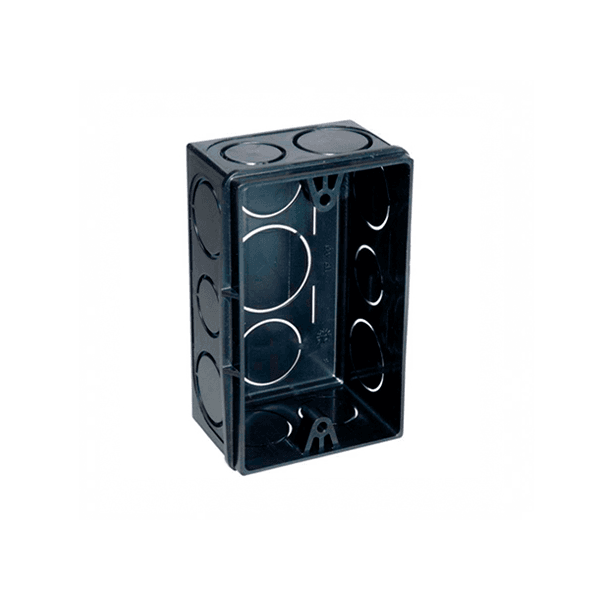 Caixa de Embutir Retangular 4x2 em PVC Preta 689044 Pial Legrand