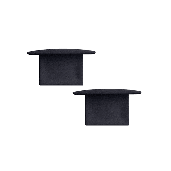 TAMPA PERFIL ALUMÍNIO 36MM PRETO EMBUTIR BLUMENAU