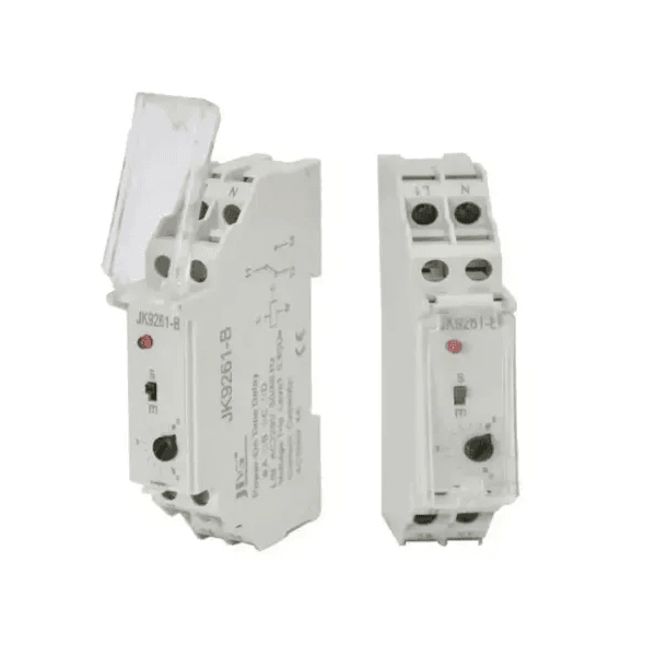RELÉ DE TEMPO 0~60 1NA+1N 220V CAIXA ESTREITA JK9261 JNG