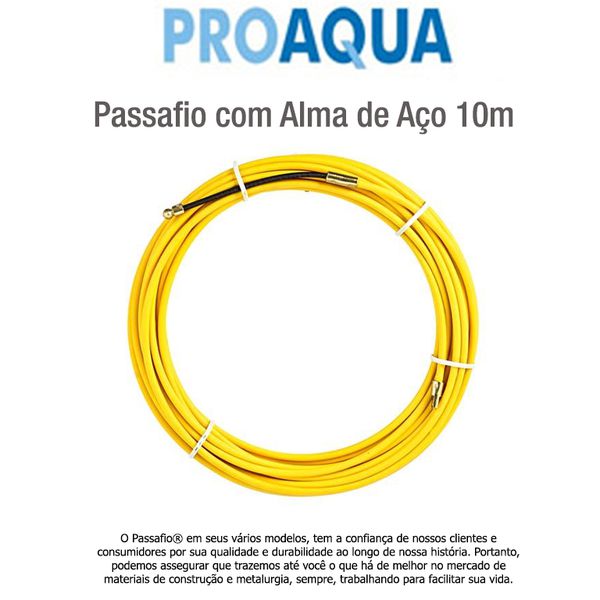 PASSAFIO COM ALMA DE AÇO 10M AMARELO PROF