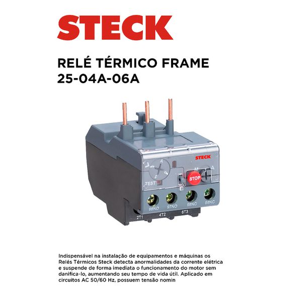 RELE TERMICO FRAME 25 - 04A - 06A STECK
