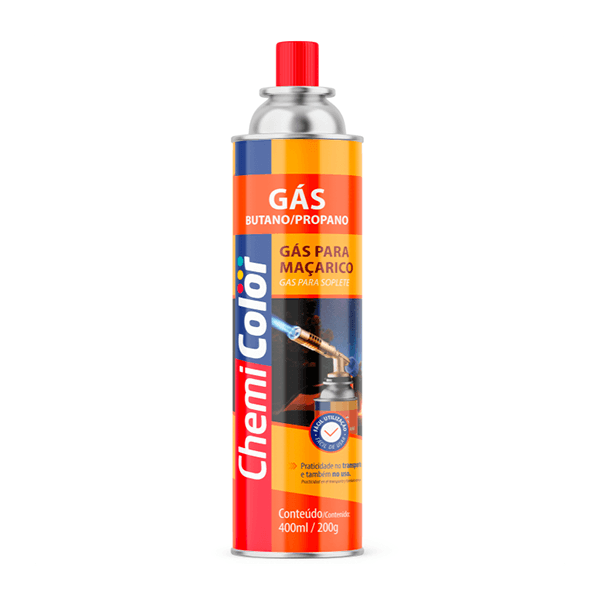 SPRAY GÁS PARA MAÇARICO 400ML CHEMICOLOR