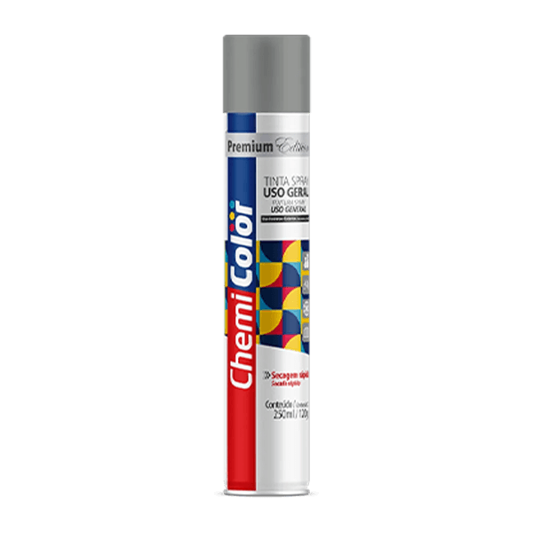 SPRAY USO GERAL ALUMÍNIO RODAS 250ML CHEMICOLOR