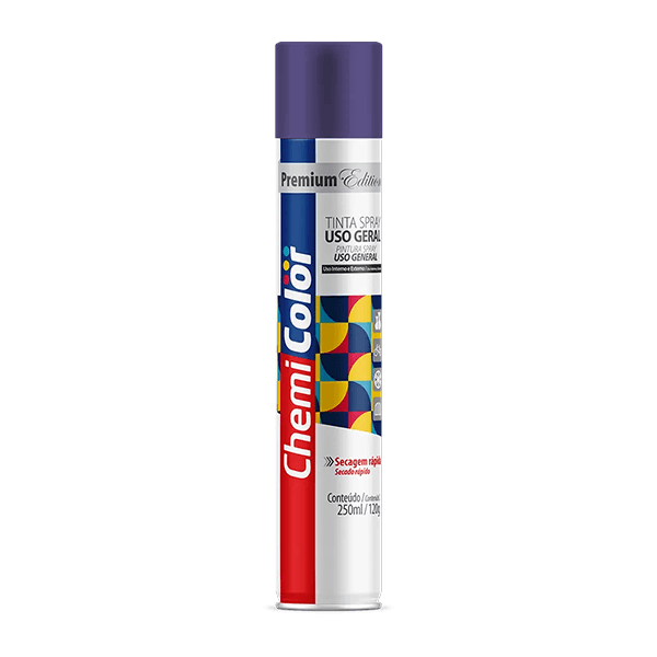 SPRAY USO GERAL VIOLETA ESCURO 250ML CHEMICOLOR