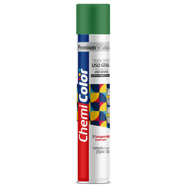 SPRAY USO GERAL VERDE ESCURO 250ML CHEMICOLOR