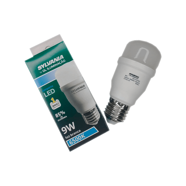 LÂMPADA COMPACTA LED 9W E27 BIV 6500K