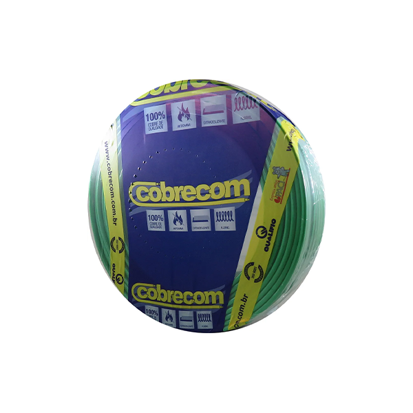 CABO FLEX 4MM verde COBRECOM