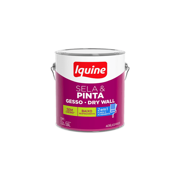 SELADOR ACRILICO BRANCO NEVE BALDE 3,6L IQUINE