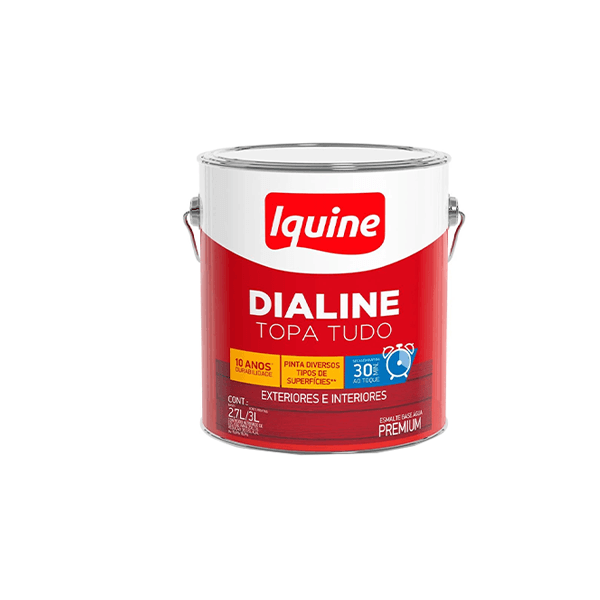 Tinta Esmalte Sintético Brilhante Delanil Madeiras e Metais 3L Branco Neve IQUINE
