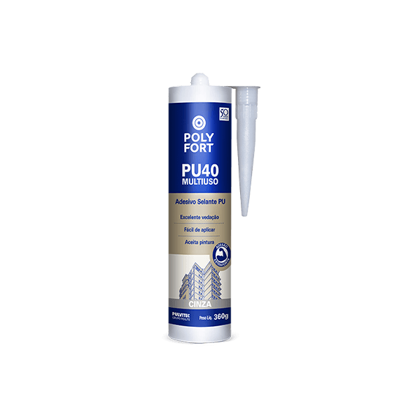 ADESIVO SELANTE PU40 CINZA 387G PULVITEC