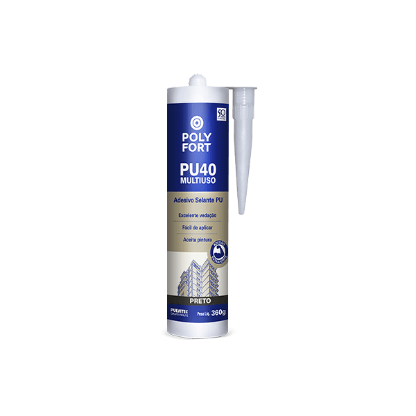 ADESIVO SELANTE PU40 PRETO 387G PULVITEC
