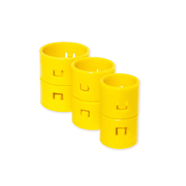 LUVA DE PRESSÃO DE PVC 25MM AMARELA (EMENDA PARA CORRUGADO) ADTEX