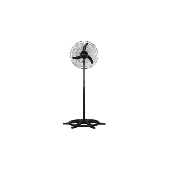 VENTILADOR OSCILANTE COLUNA 127V 60CM AÇO PRETO - 200W